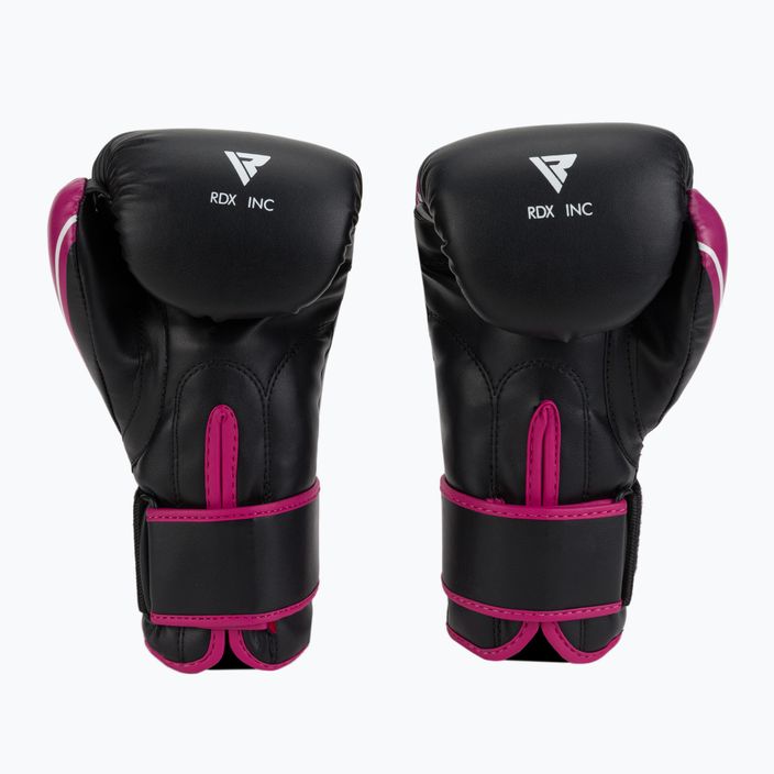 RDX детски боксови ръкавици черно-розови JBG-4P 4