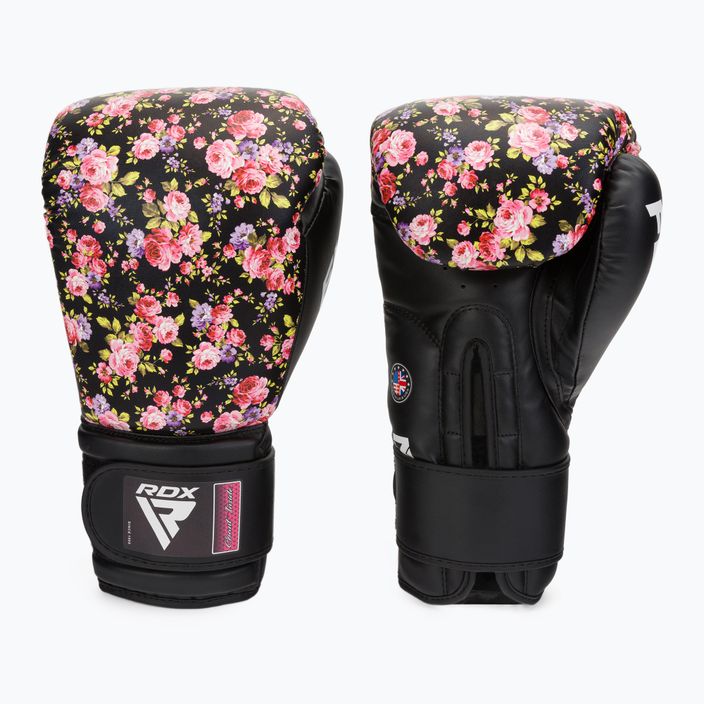 Боксови ръкавици RDX FL-5 черно-розови BGR-FL5B 3