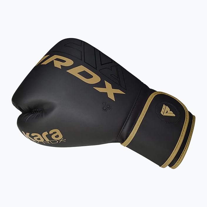 Боксов чувал  RDX F6 Junior Punch Bag + боксови ръкавици matte gold 5