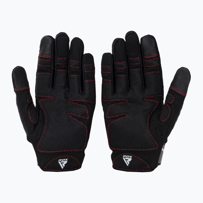 RDX Сублимационни тренировъчни ръкавици черно-червени WGS-F43RP 2
