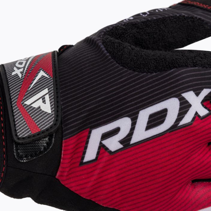 RDX Сублимационни тренировъчни ръкавици черно-червени WGS-F43RP 4