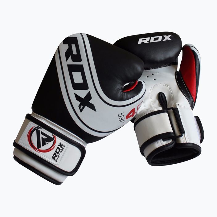 RDX детски боксови ръкавици черно-бели JBG-4B 10