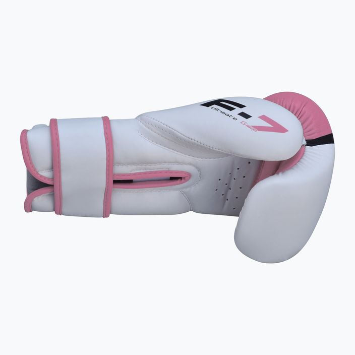 Дамски боксови ръкавици RDX BGR-F7 в бяло и розово BGR-F7P 10