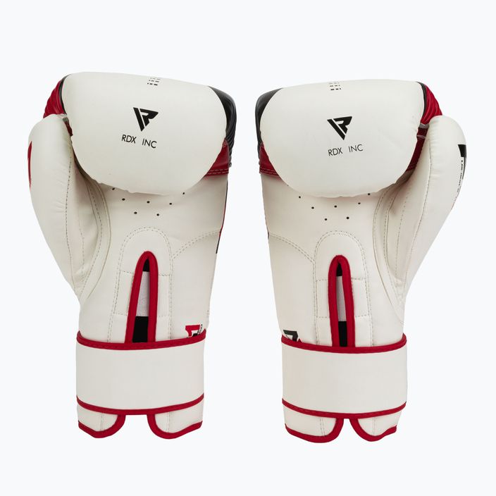 RDX боксови ръкавици червено и бяло BGR-F7R 2