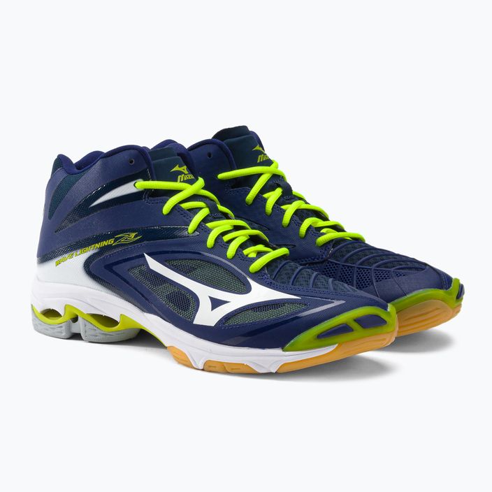 Мъжки обувки за волейбол Mizuno Wave Lightning Z3 Mid blue V1GA170571 5