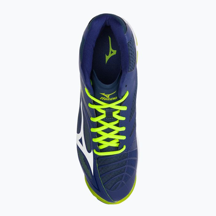 Мъжки обувки за волейбол Mizuno Wave Lightning Z3 Mid blue V1GA170571 6