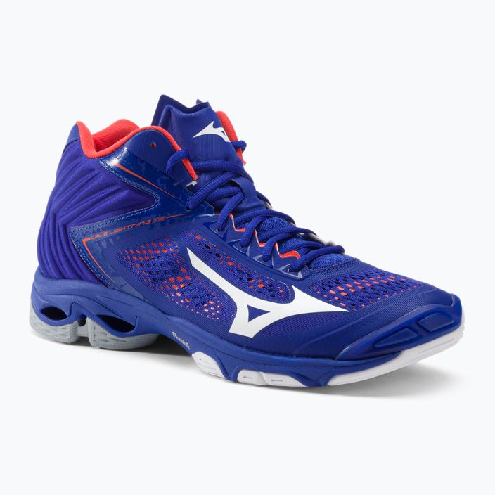 Мъжки обувки за волейбол Mizuno Wave Lightning Z5 Mid blue V1GA190500