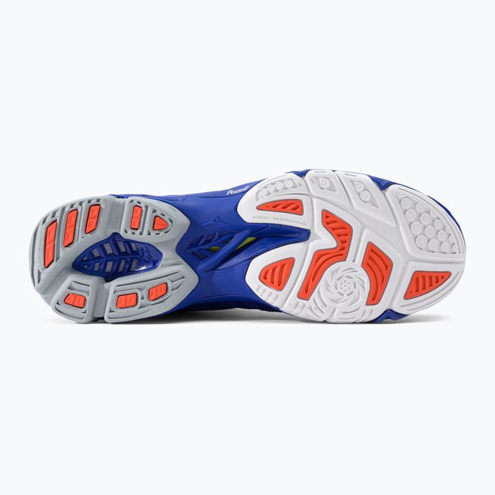 Мъжки обувки за волейбол Mizuno Wave Lightning Z5 Mid blue V1GA190500 4