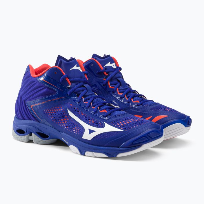 Мъжки обувки за волейбол Mizuno Wave Lightning Z5 Mid blue V1GA190500 5