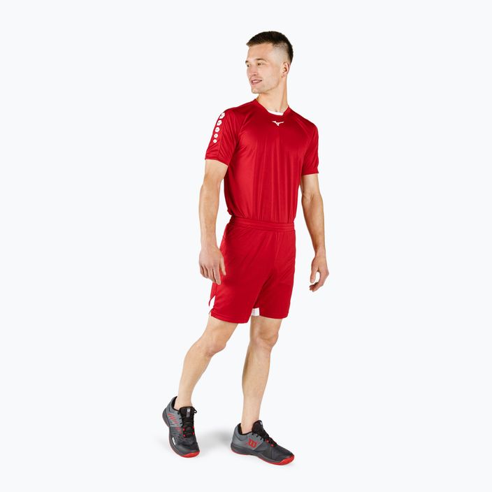 Мъжки къси панталони за тренировка Mizuno Premium Handball red X2FB9A0262 2