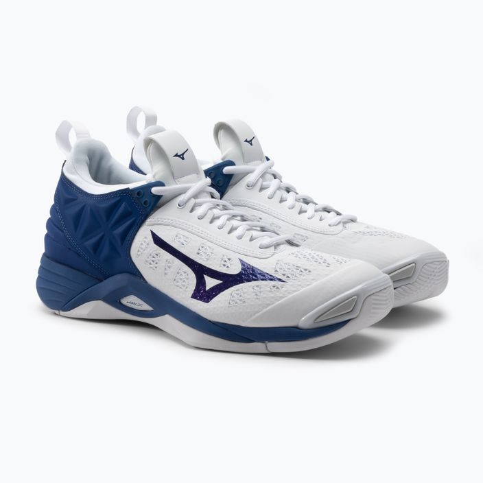 Мъжки обувки за волейбол Mizuno Wave Momentum white and blue V1GA191221 5