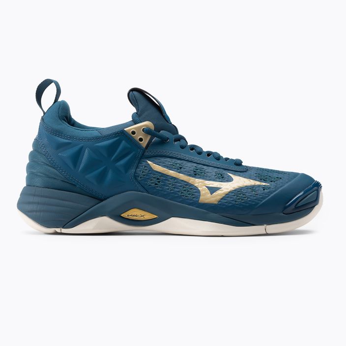 Мъжки обувки за волейбол Mizuno Wave Momentum Mid blue V1GA191251 2