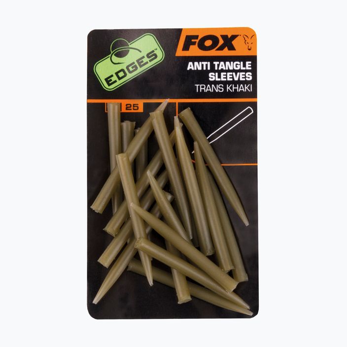 FOX Edges Anti Tangle Sleeves 25 бр. Trans Khaki CAC481