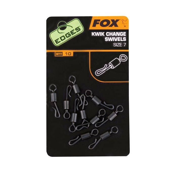Fox Edges Kwik Change въртящи се колела черни CAC485 2
