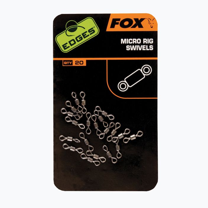 Fox Edges Micro Rig Swivels черен CAC538