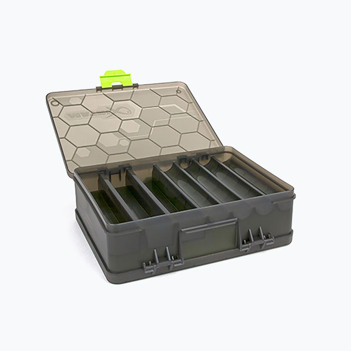 Двустранен органайзер за хранилки и кутии за въдици Matrix Black GBX001 2