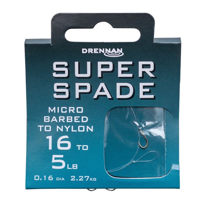 Drennan Super Spade метод лидер кука с барбун + линия 8 бр ясен HNSSPM012 2