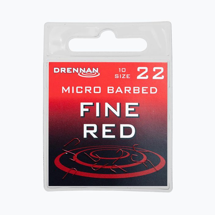 Куки за плуване Drennan Fine Red HSFR022