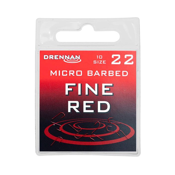 Куки за плуване Drennan Fine Red HSFR022 2