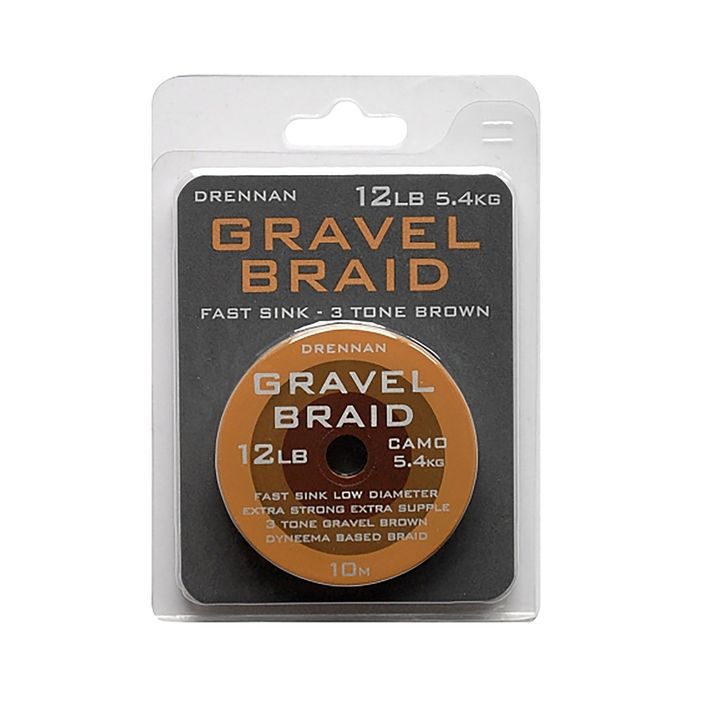 Drennan Gravel Braid brown KLGB012 2