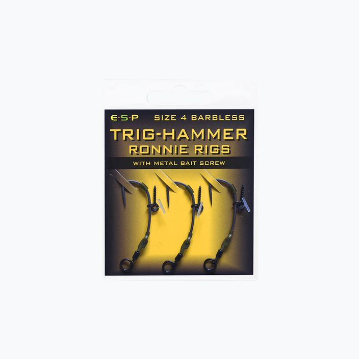 ESP Trig-Hammer Ronnie Rigs Безконечни водачи за шаран черни EHRRRTH006B 2