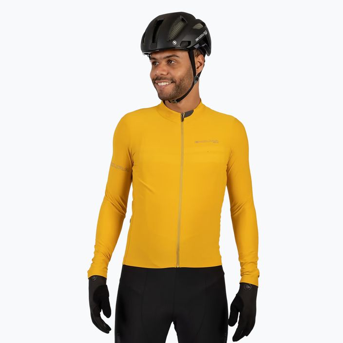 Мъжки велосипеден дълъг ръкав Endura Pro SL II L/S mustard