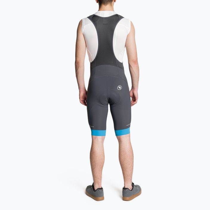 Endura Xtract Lite Bibshort мъжки къси панталони за колоездене hi-biz blue 2