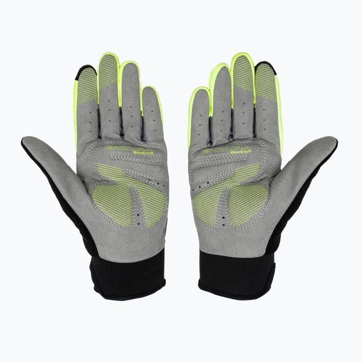 Мъжки ръкавици за колоездене Endura Windchill hi-viz yellow 2