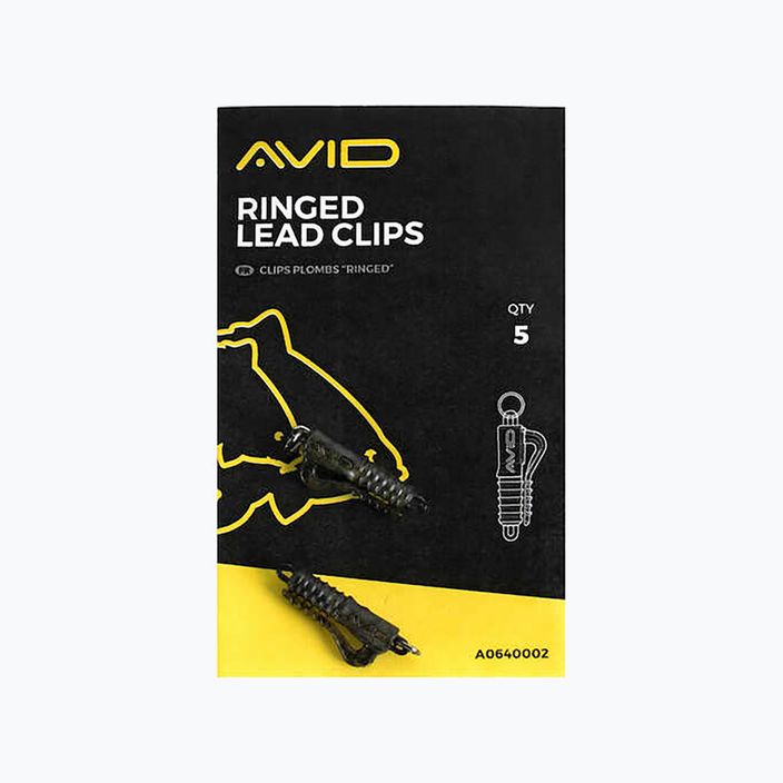 Avid Carp Ringed Lead Clip 5 бр. Камуфлаж A0640002 2