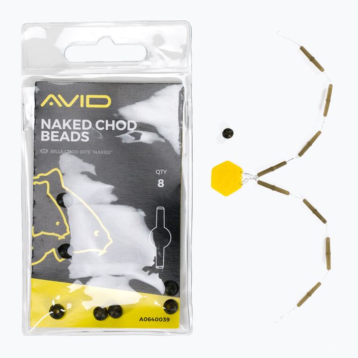 Avid Carp Naked Chod Beads 8 бр. Камуфлаж A0640039 2