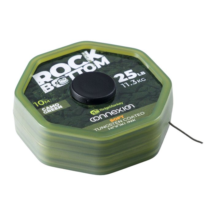 Ridge Monkey Connexion Rock Bottom Tungsten Soft Coated Hooklink шарански лидер оплетка зелена RMT279 2