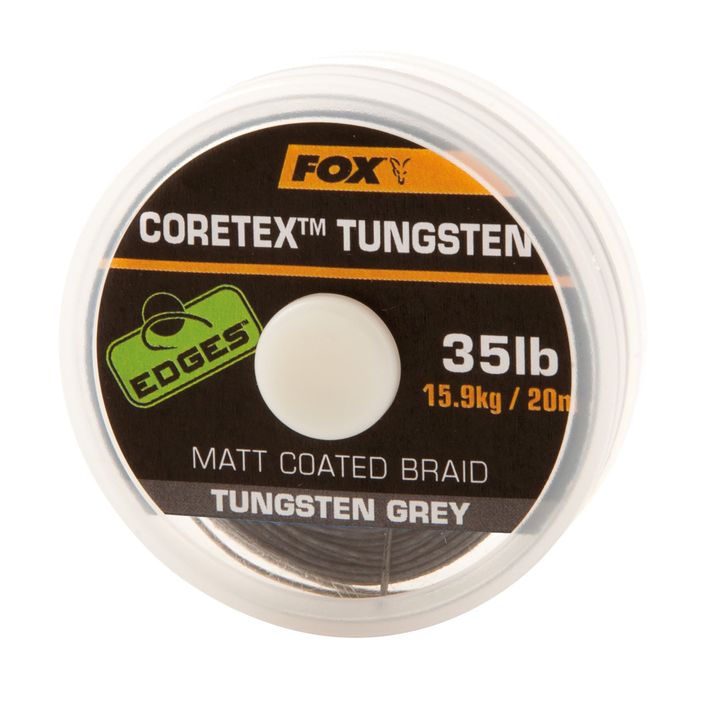 FOX Coretex Tungsten шаранска оплетка сива/зелена CAC697 2