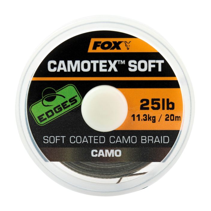 Плетеница за риболов на шаран FOX Camotex Soft Camo CAC737 2