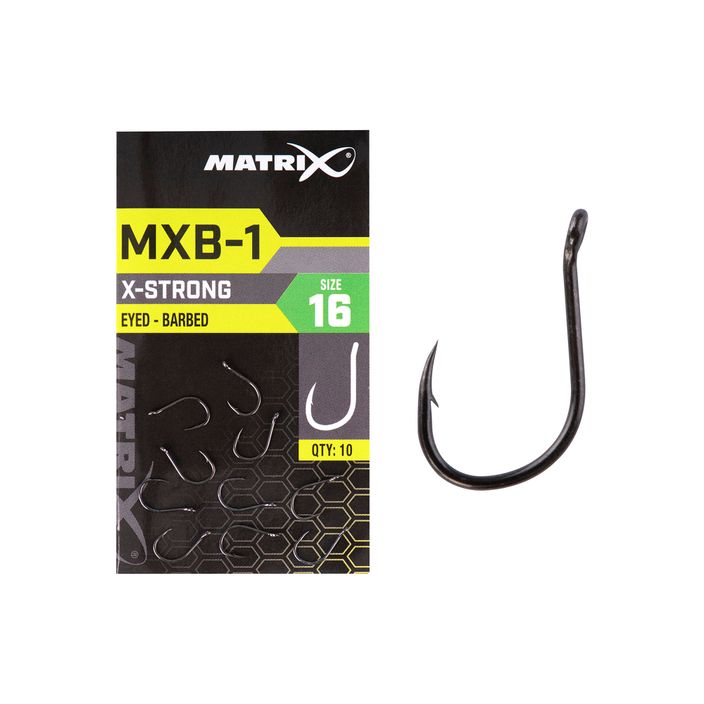 Matrix MXB-1 Куки с бодливи очи 10 бр. черни GHK152 2