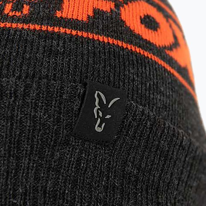 Зимна шапка Fox International Collection Booble черна/оранжева 8