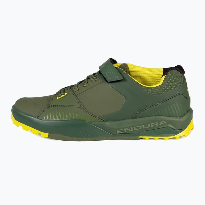 Мъжки обувки за колоездене на платформа Endura MT500 Burner Flat forest green 9