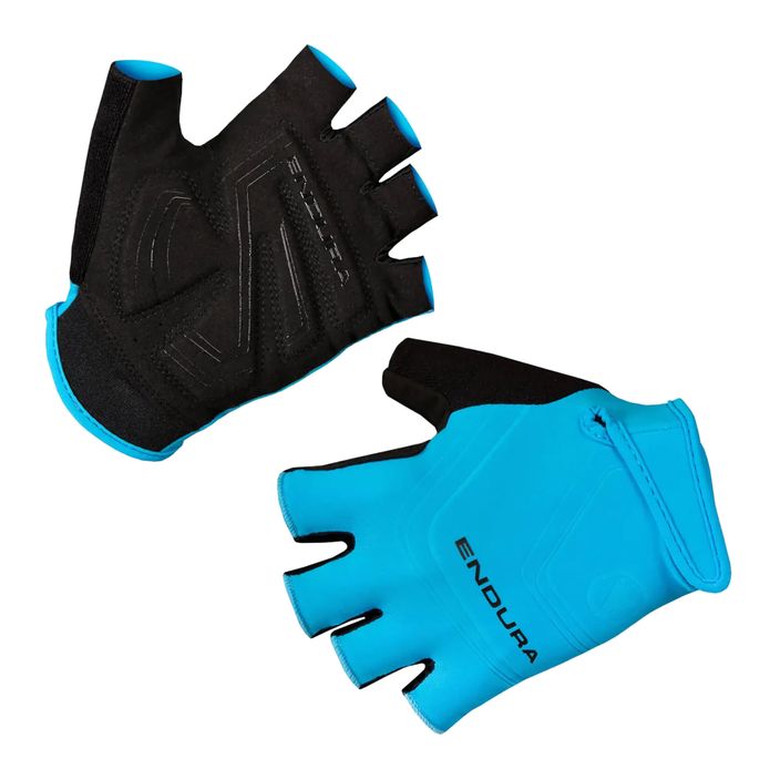 Мъжки ръкавици за колоездене Endura Xtract hi-viz blue 2