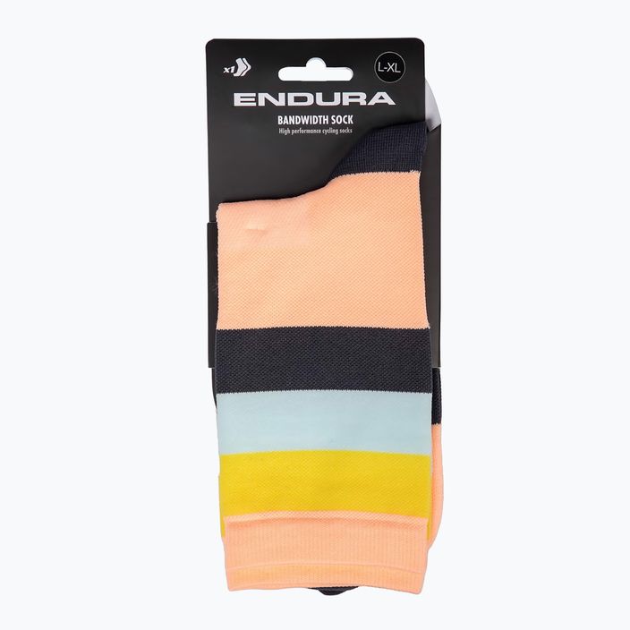 Endura Bandwidth мъжки чорапи за колоездене neon peach 5