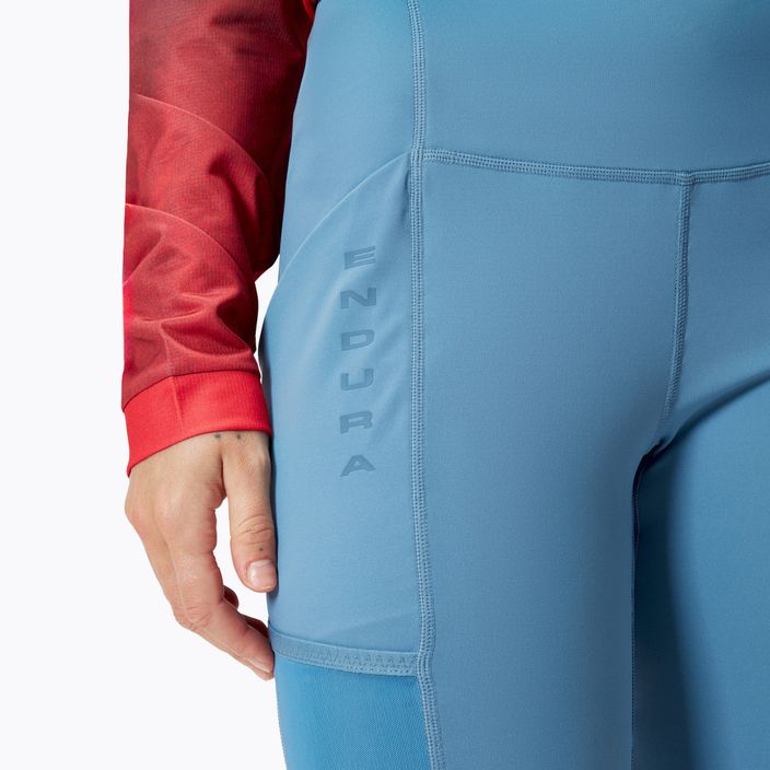 Дамски панталони за колоездене Endura Singletrack blue steel 5