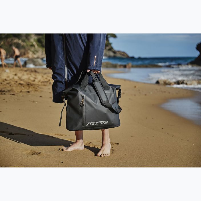 ZONE3 Водоустойчива чанта за водни костюми черна/оранжева 2