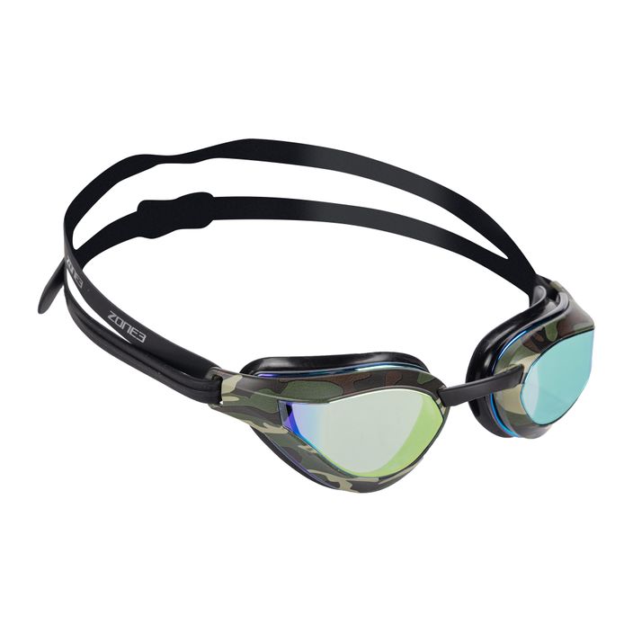 Очила за плуване ZONE3 Viper-Speed black/green/camo 2