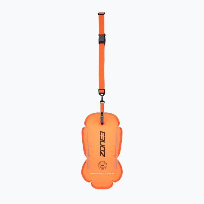 ZONE3 Безопасен буй/плавател за теглене Рециклиран оранжев цвят с висока видимост