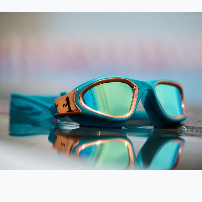 Очила за плуване ZONE3 Vapour teal/copper 8