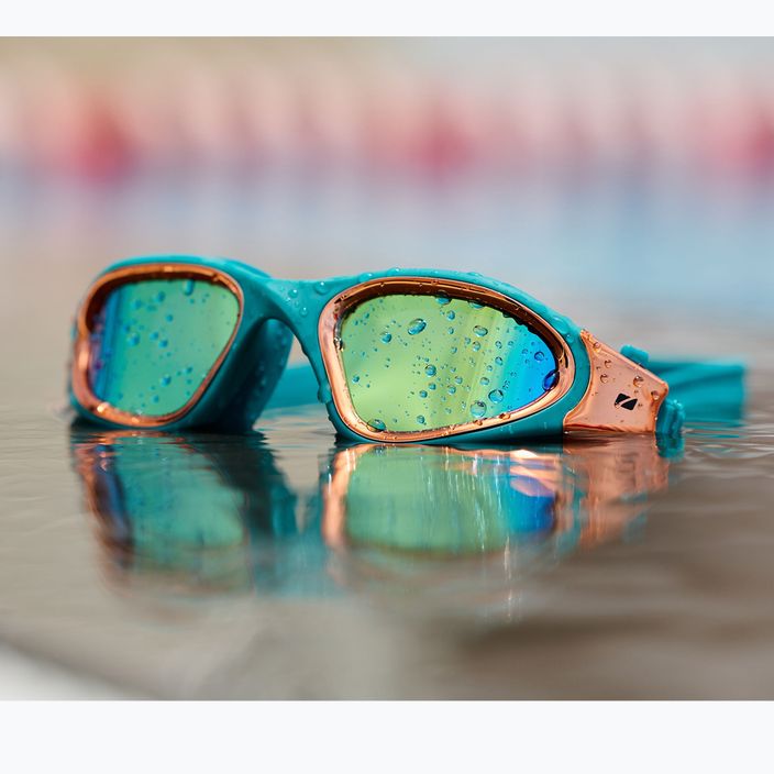 Очила за плуване ZONE3 Vapour teal/copper 9