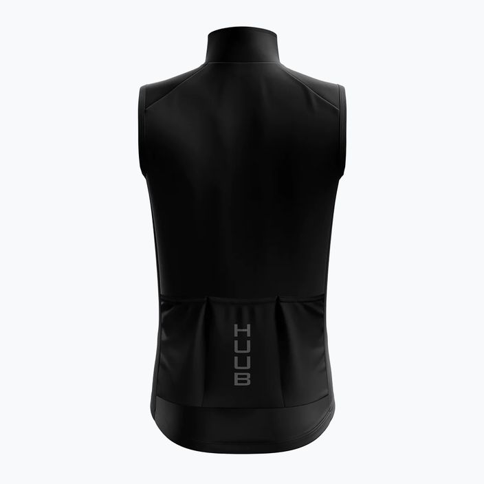 HUUB Мъжка велосипедна жилетка Eternal black/red 2