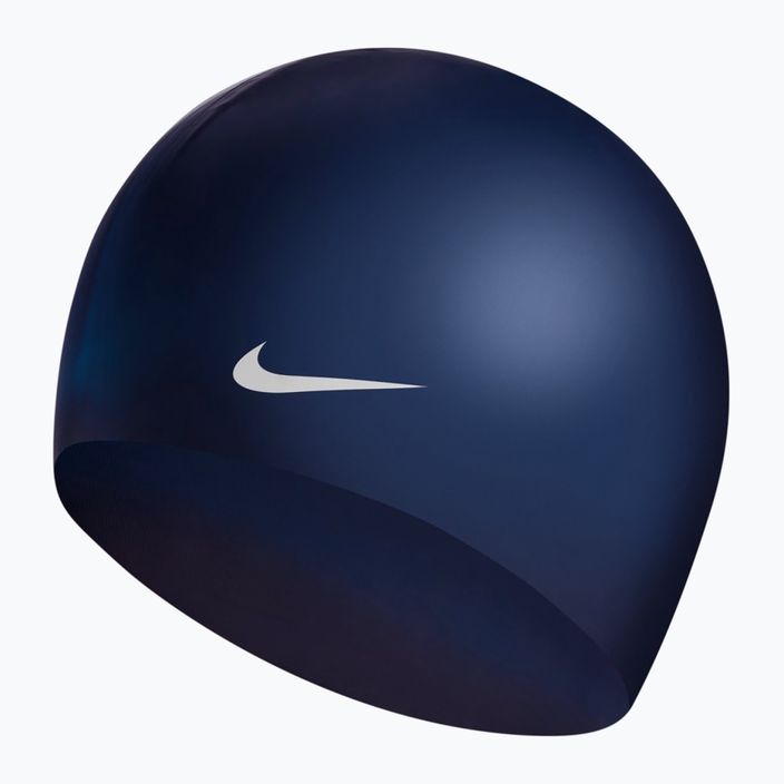 Nike Твърда силиконова шапка за плуване морско синьо 93060-440 2