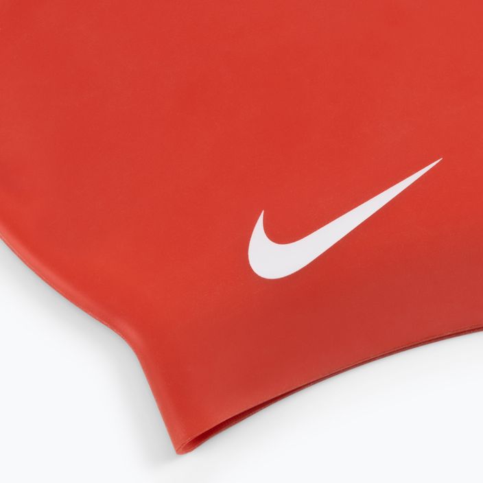 Nike Твърда силиконова шапка за плуване червена 93060-614 2
