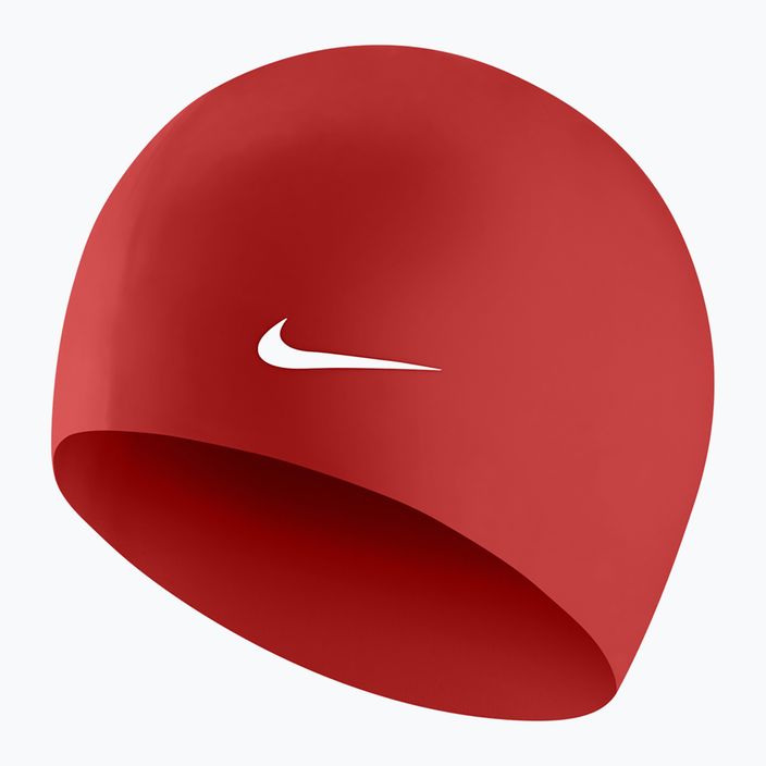 Nike Твърда силиконова шапка за плуване червена 93060-614 3