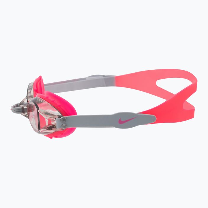 Детски очила за плуване Nike CHROME JUNIOR розово/сиво TFSS0563-678 3