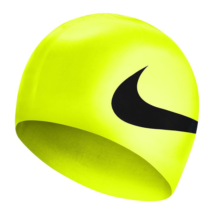 Nike Big Swoosh жълта шапка за плуване NESS8163-163 2